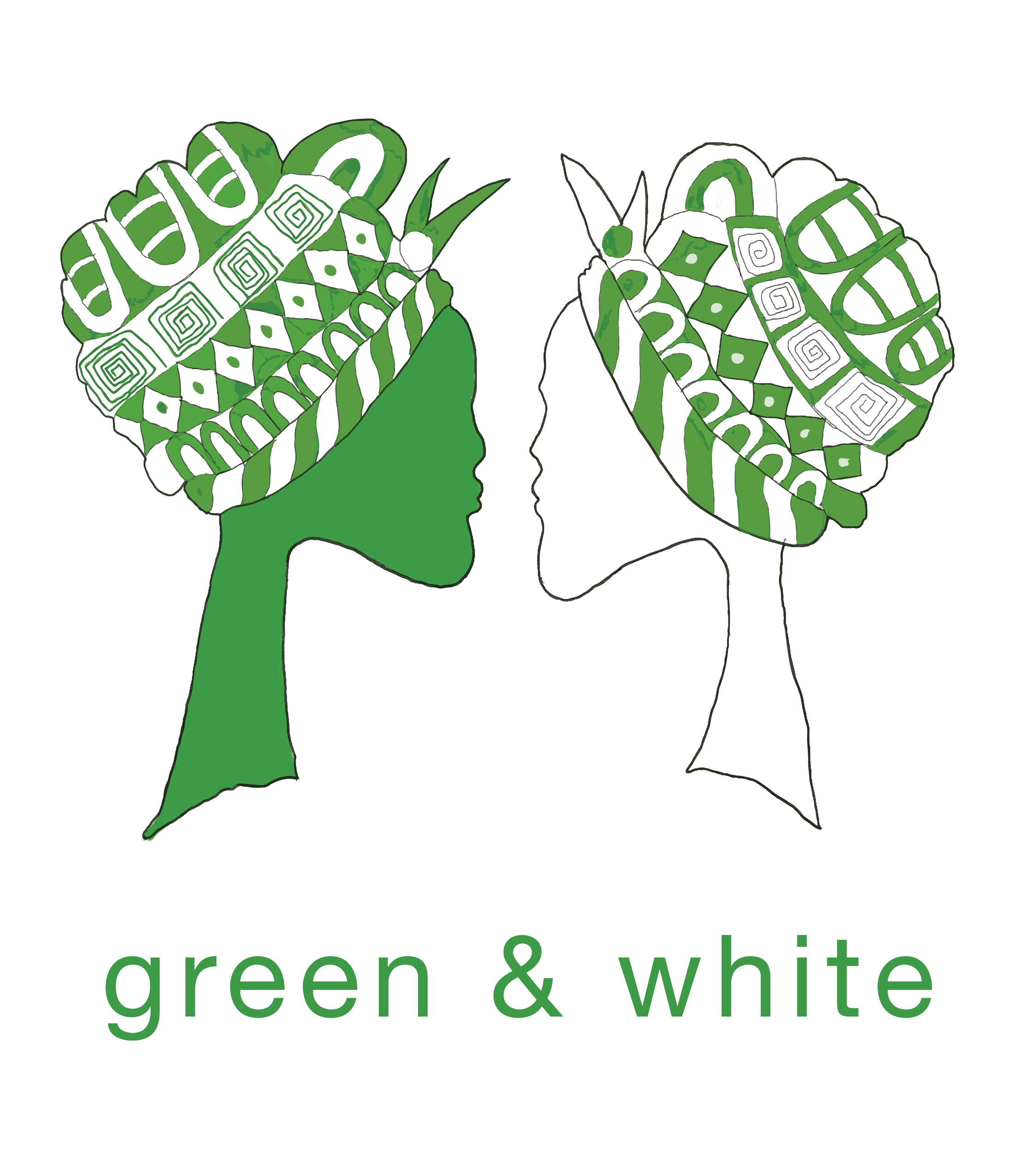 Green and white Naturprodukte